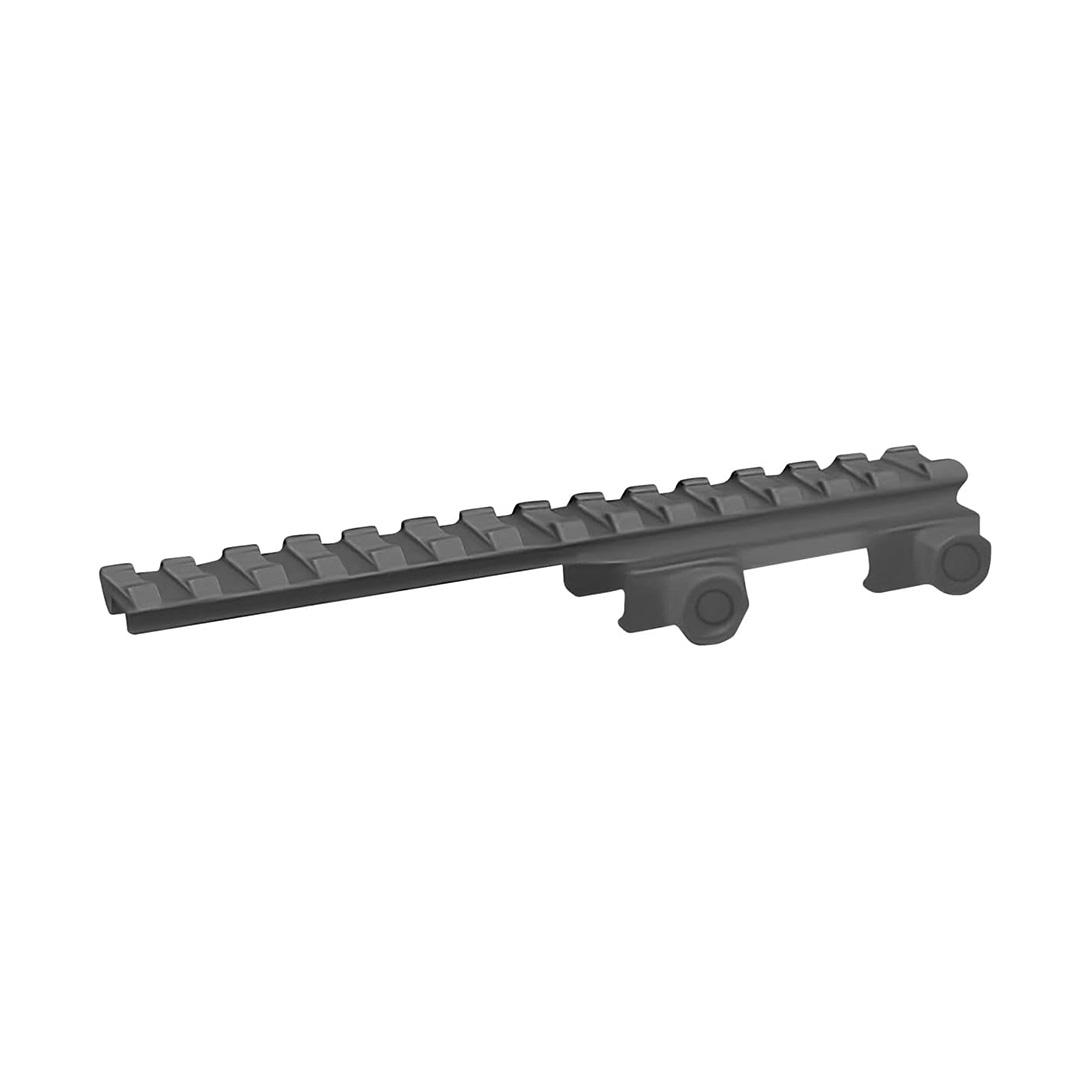 1/2″ High 10 Slot 105mm Long Cantilever Offset Picatinny Rail, 14 Slot 145 mm Long Cantilever Riser Rifle Scope Mount Aluminum Matt Finished Black