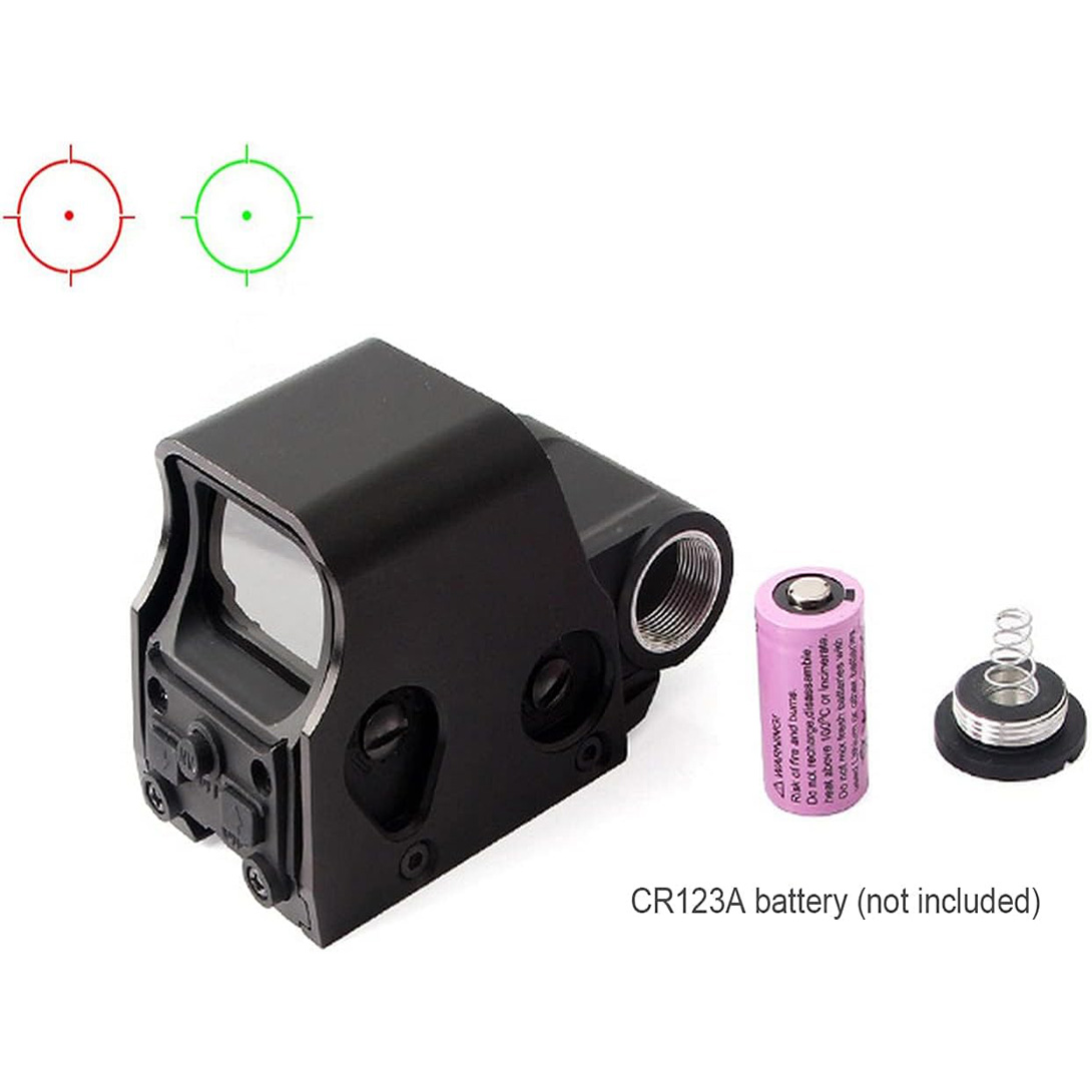 553 Holographic Sight,Red Dot Sight for Metal Green & Red Dot Sight Scope,Outdoor Tactical 20 mm Rail Mount