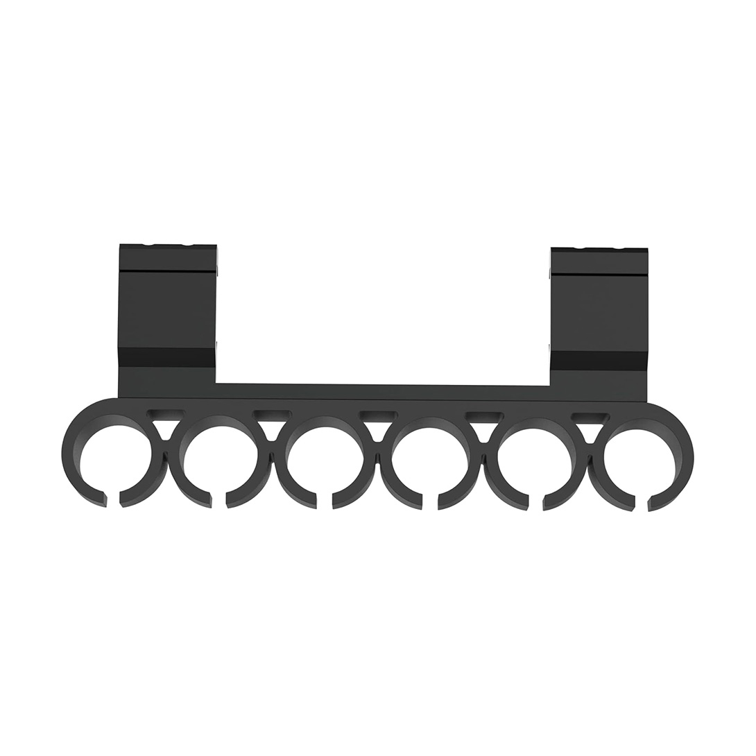 Side Saddle 12 Gauge Shotgun Shell Holder | Compatible with Picatinny Mounting Platforms, 12-Gauge Shotgun Shell Carrier for Shotguns with Picatinny Rail