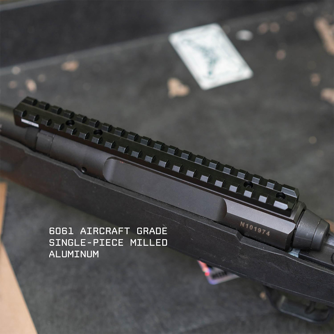 Savage Axis Extended Length Picatinny Rail Mount | Includes Both #6 and #8 Screws for Compatibility Across All Generation Savage Axis Models