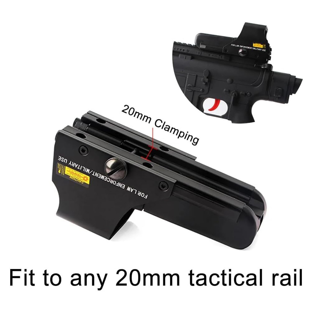 Holographic Sight 552 Red/Green Dot Sight with 5 Brightness Options & 1 MOA Dot, Black, Fits 20mm Rail Mount