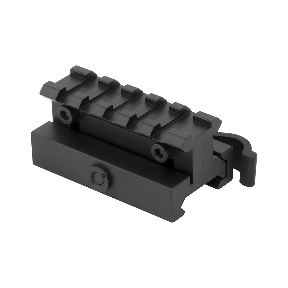 Lockdown Series Adjustable Height Picatinny Riser Mount with Quick Release | 2.5 inch