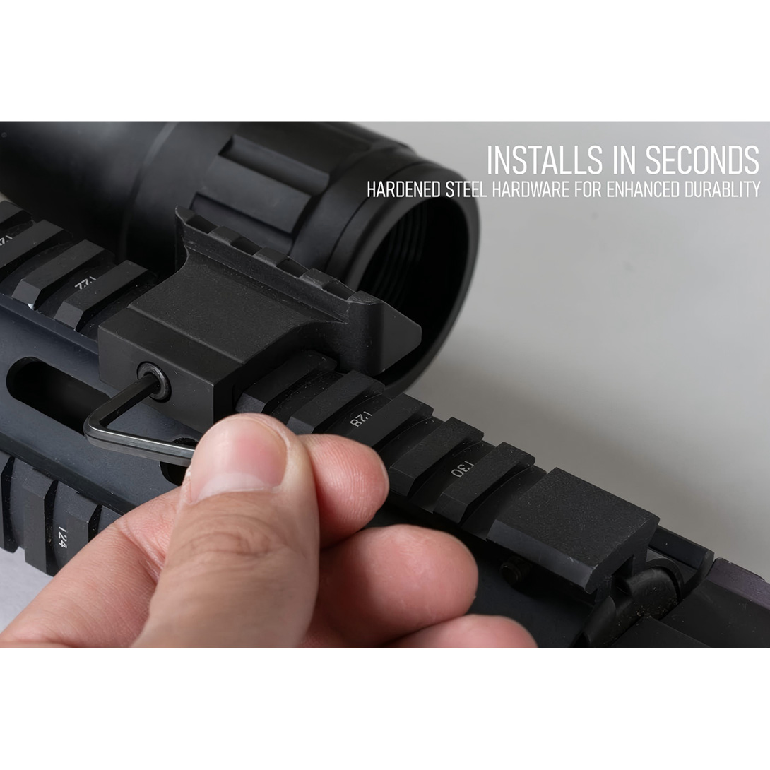 45 Degree Offset Picatinny Rail Mount