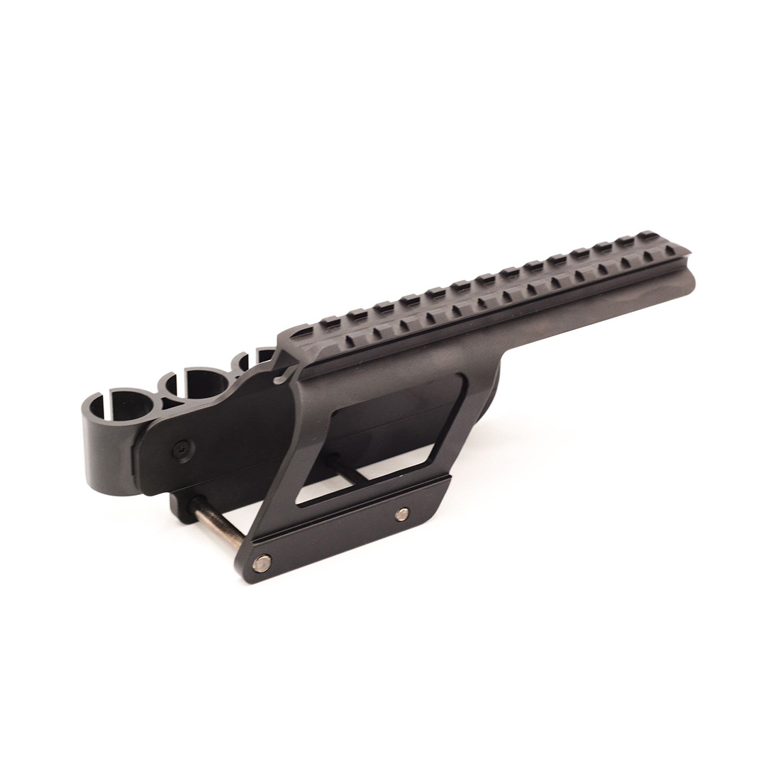 Side Saddle Shotgun Shell Holder V2 | 12 Gauge Compatible with Remington 870/TAC-14/1100 Series Shotguns