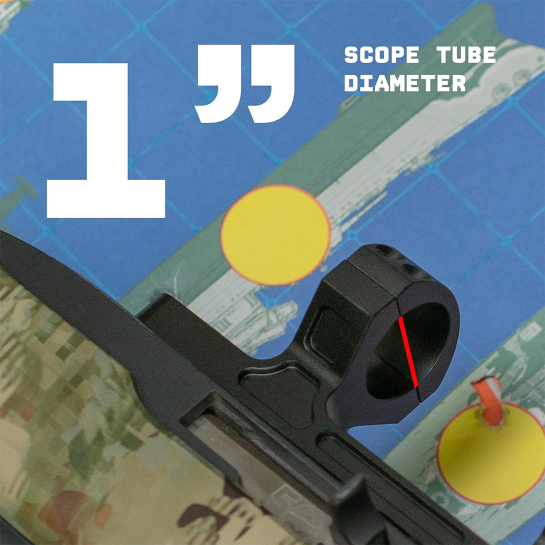 Dual Ring Scope Mount | Compatible with Ruger 10/22 | 1 Inch Diameter