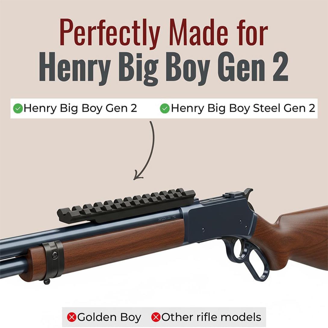 Picatinny Rail for Henry Big Boy (H006, H012)