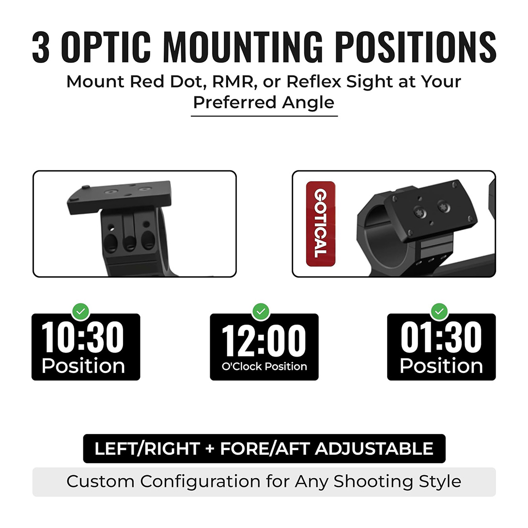 Optics Rigid Precision Scope Mount 20 MOA Cantilever Riflescope Mounts for Precision Shooting