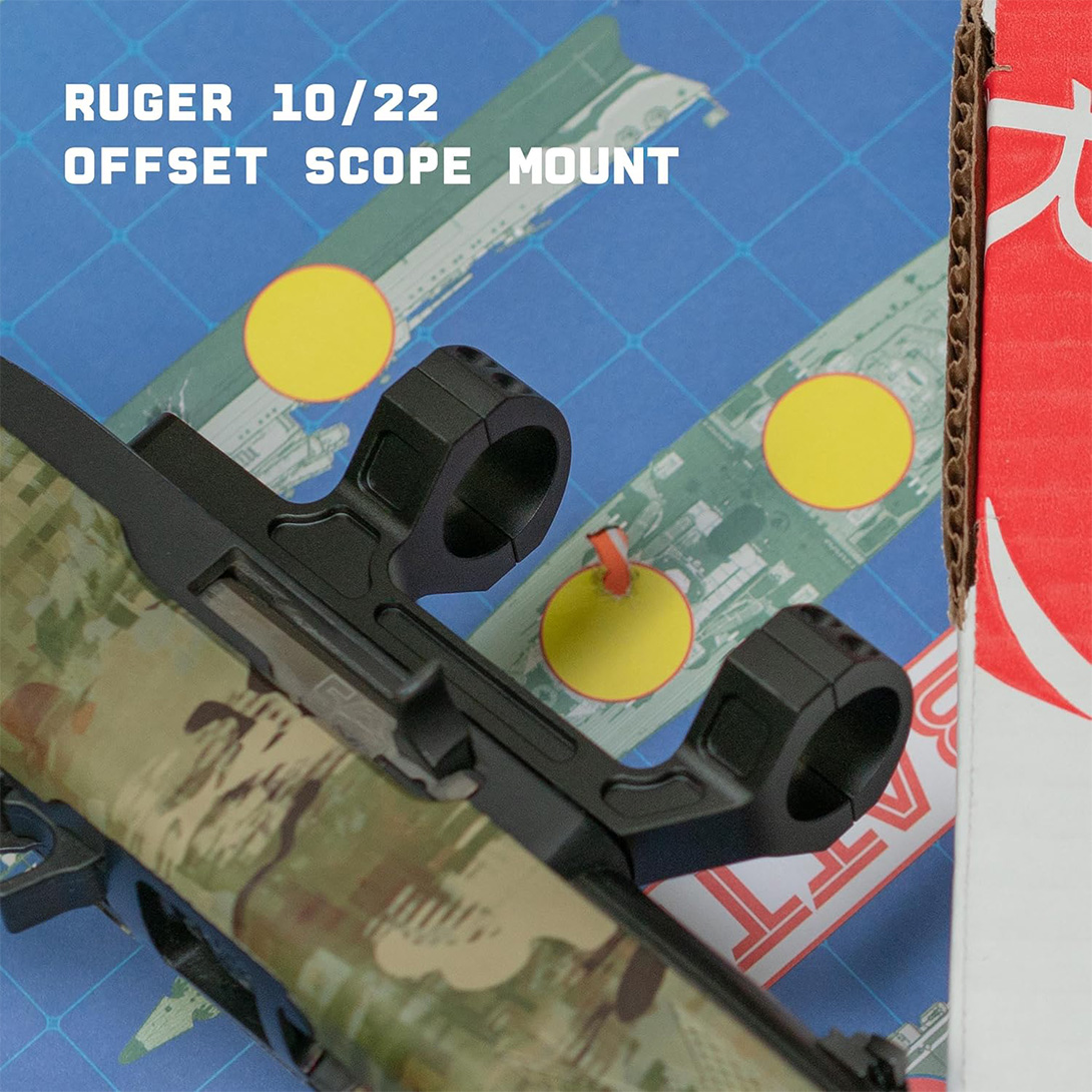 Dual Ring Scope Mount | Compatible with Ruger 10/22 | 1 Inch Diameter
