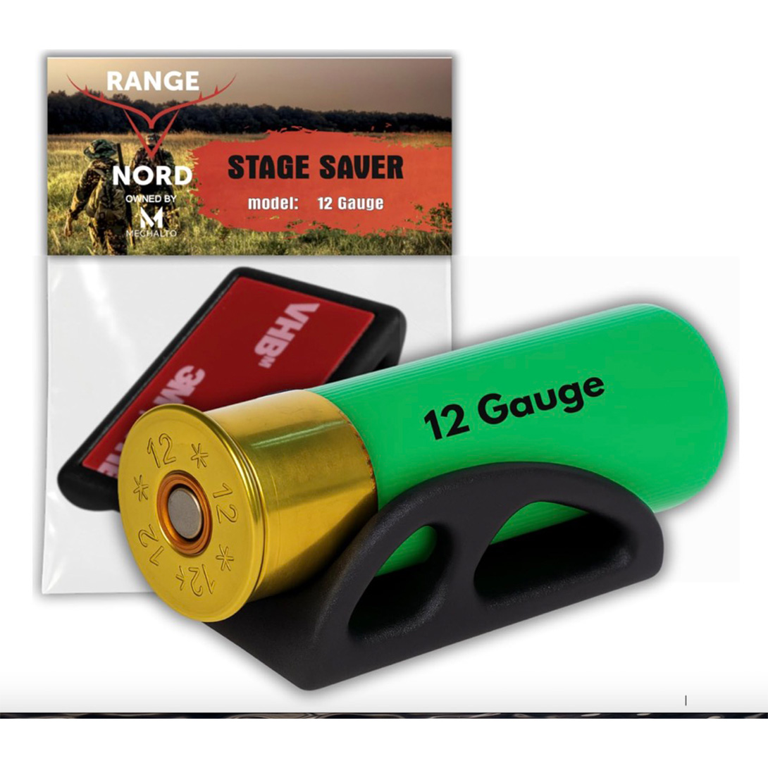 Shotgun 12Ga Single Extra Shell Holder, Caddy, Extra Round, Stage Saver, Ammo Shell holde, Shotgun Accessories with 3M Tape